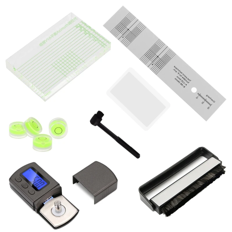 

Portable LCD Digital Turntable Stylus Force Scale Meter Gauge Alignment Protractor Tracking Gauge For Vinyl Recorder