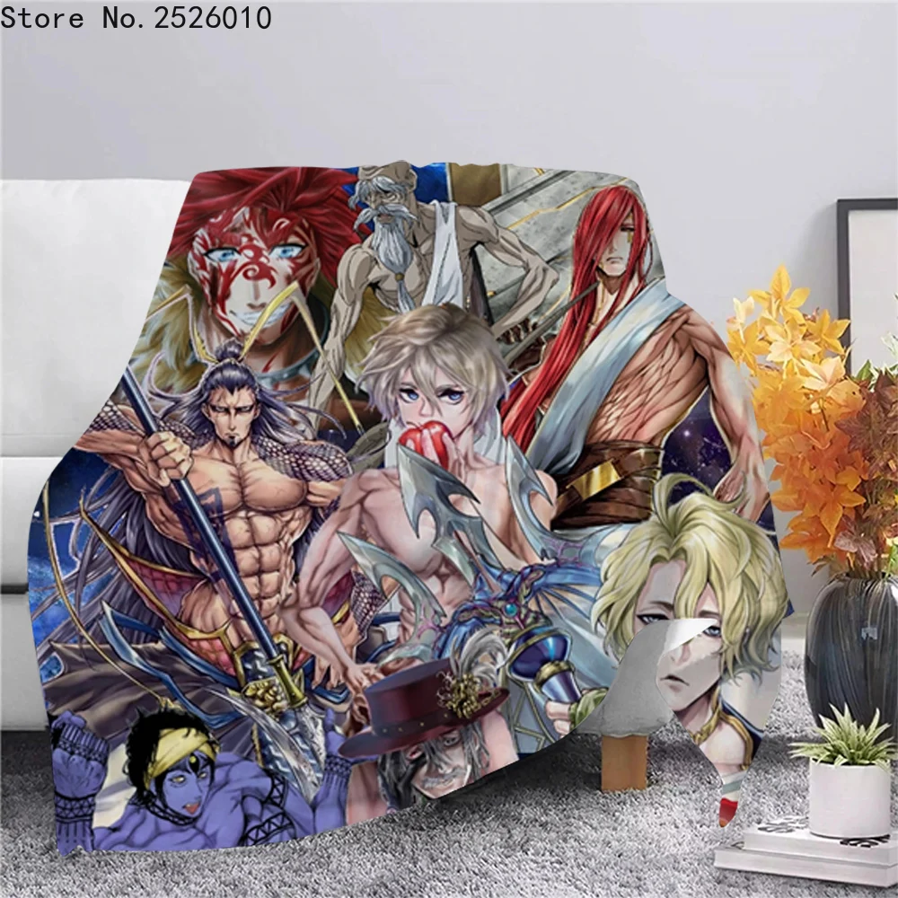 

Одеяло Фланелевое с 3D-принтом аниме, 03