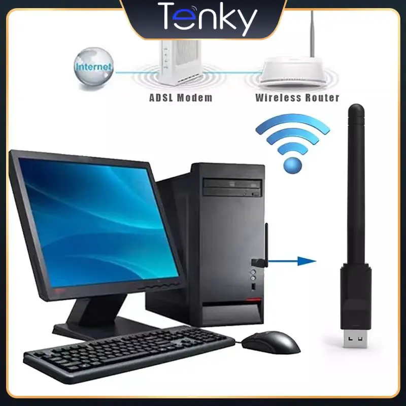 

Computer Accessories Wifi Adapter For Pc Lan Wi-fi Receiver Usb Wireless Network Card 150mbps Wireless Network Card Portable Usb