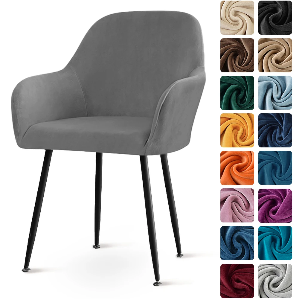 Washable Computer Office Armchair Slipcovers Velvet Dining C