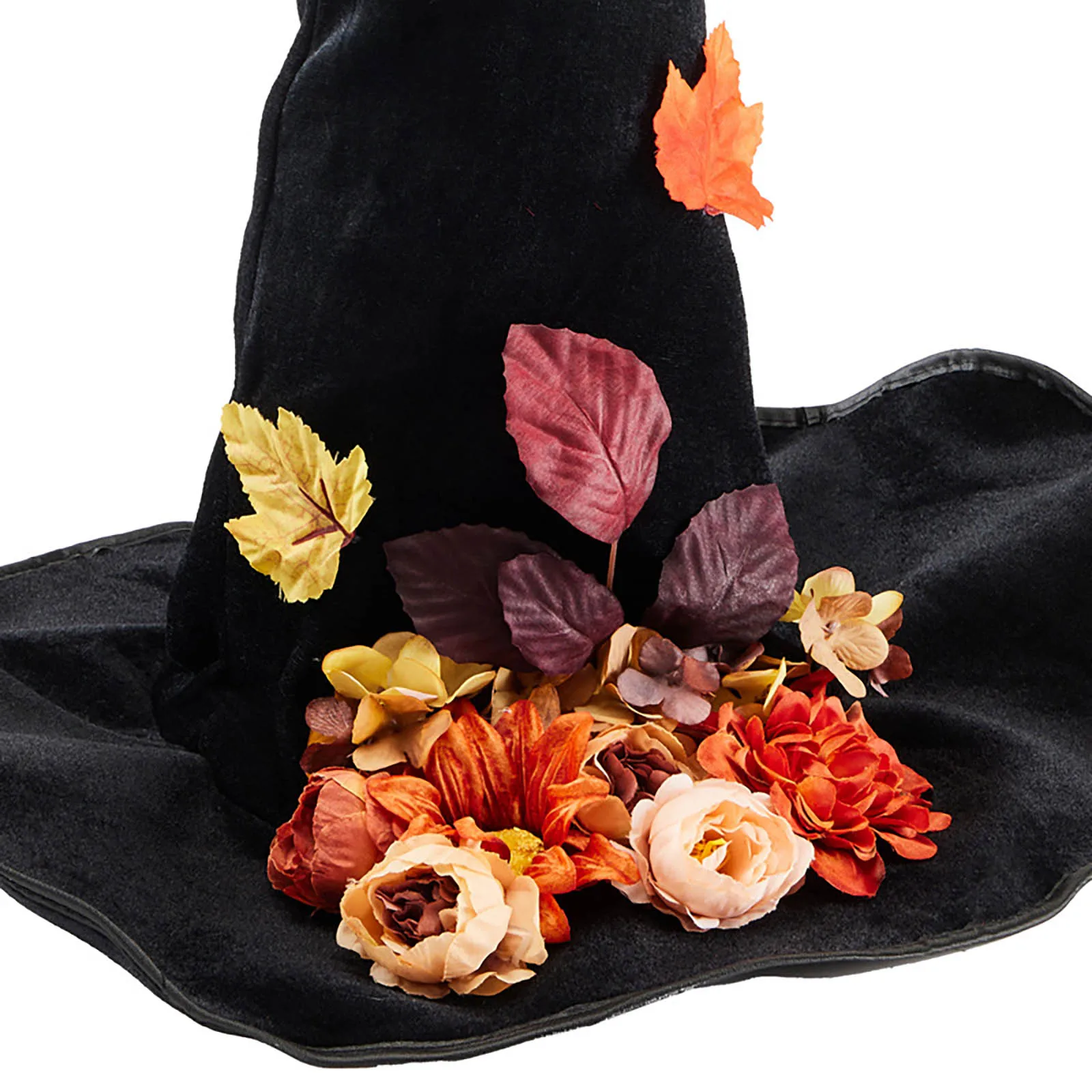Хэллоуин шляпа волшебника вечерние дети взрослый волшебник черная цветок лист
