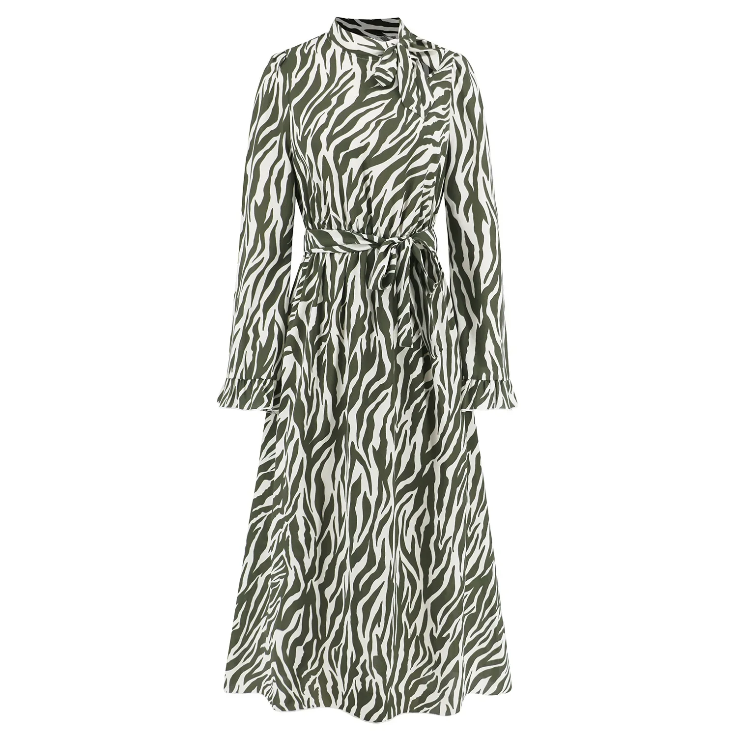 Европейский и американский приталенный темперамент расклешенные рукава