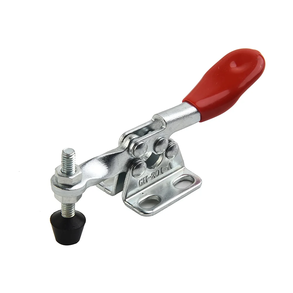 

Supplies Toggle Clamp Workshop Hand Tools Welding 10pcs Clip GH-201A Holding Horizontal Lock Machine operation Quick Release