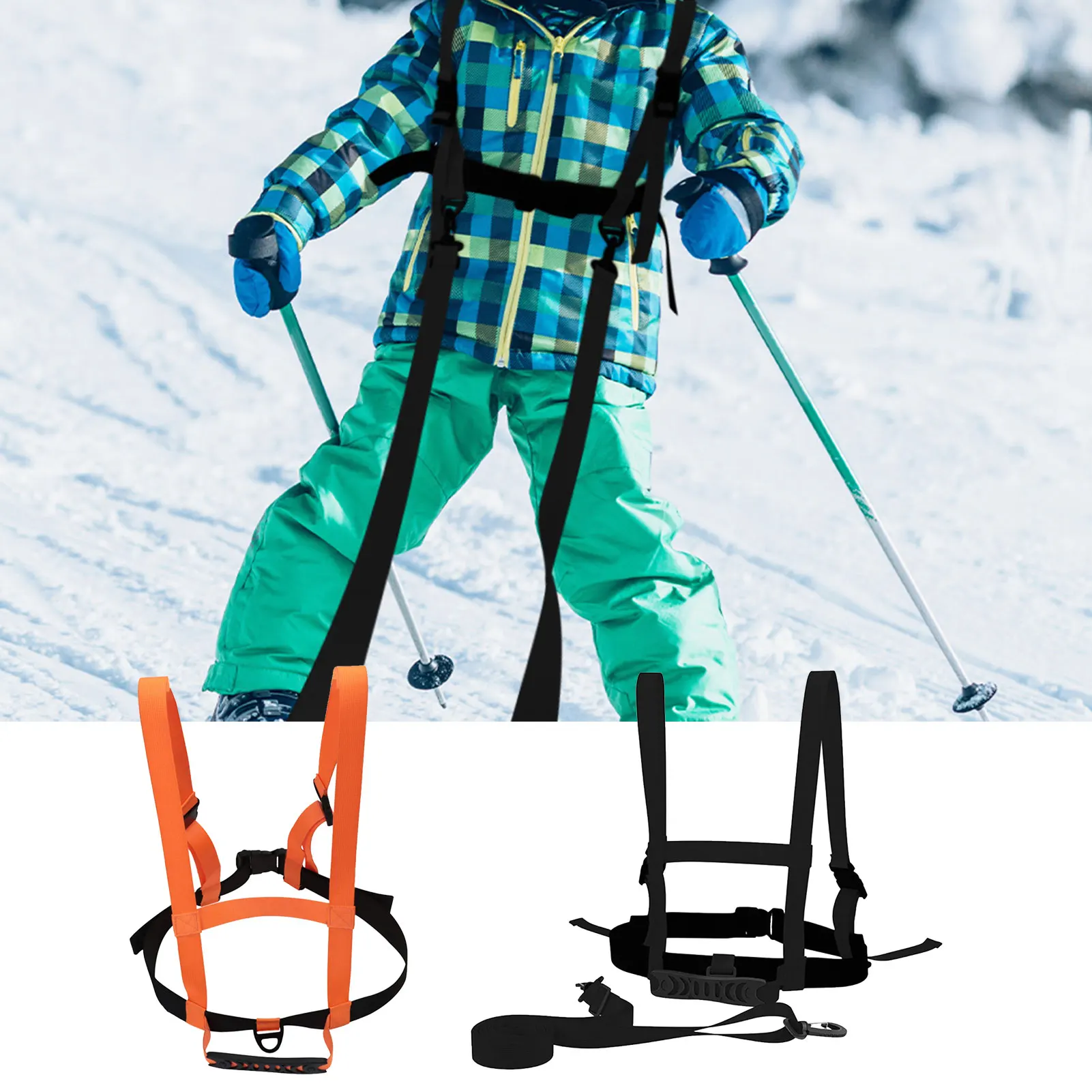 

Ski Harness For Kids Snowboard Training Harness Children's Ski Training Straps Copilot Lift Ski Halter Safety Belts Adjustable