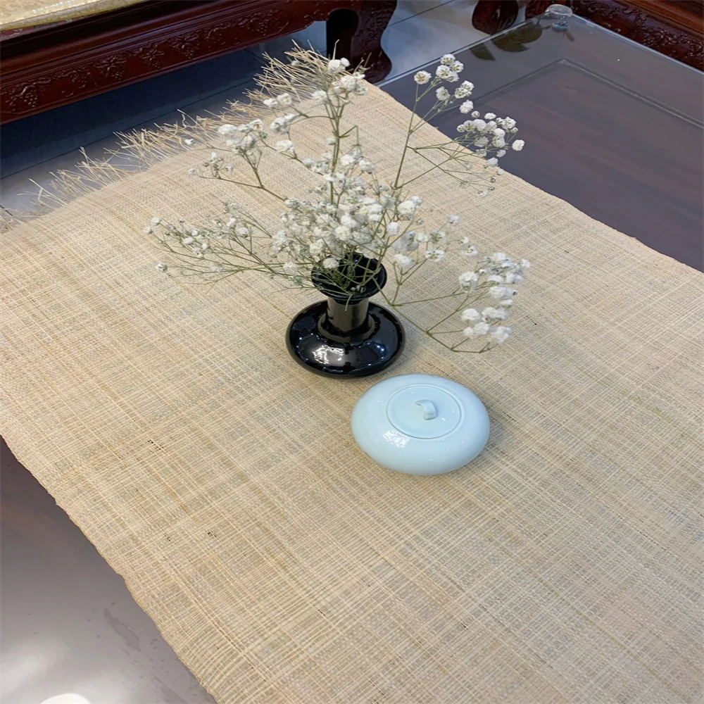 Натуральный коврик из ротанга для мебели