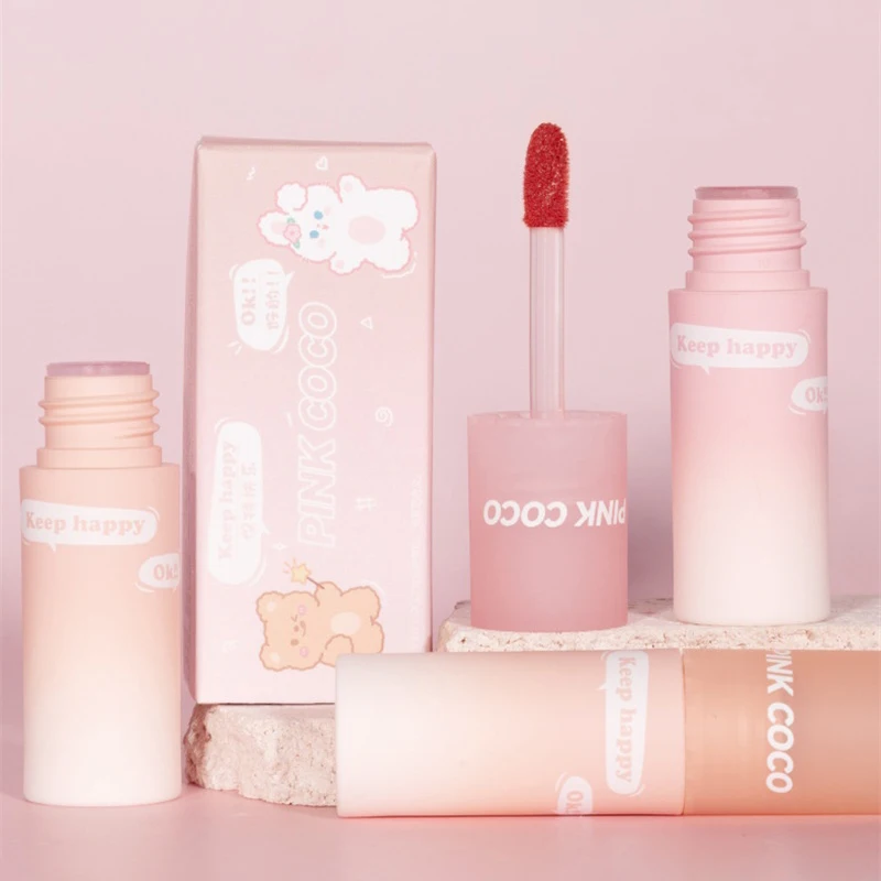 

1~5PCS Matte Lip Gloss Dumb But Not Dry Show White Silky Color Portable Lip Makeup Whitening Lip Clay 20g Small And Exquisite