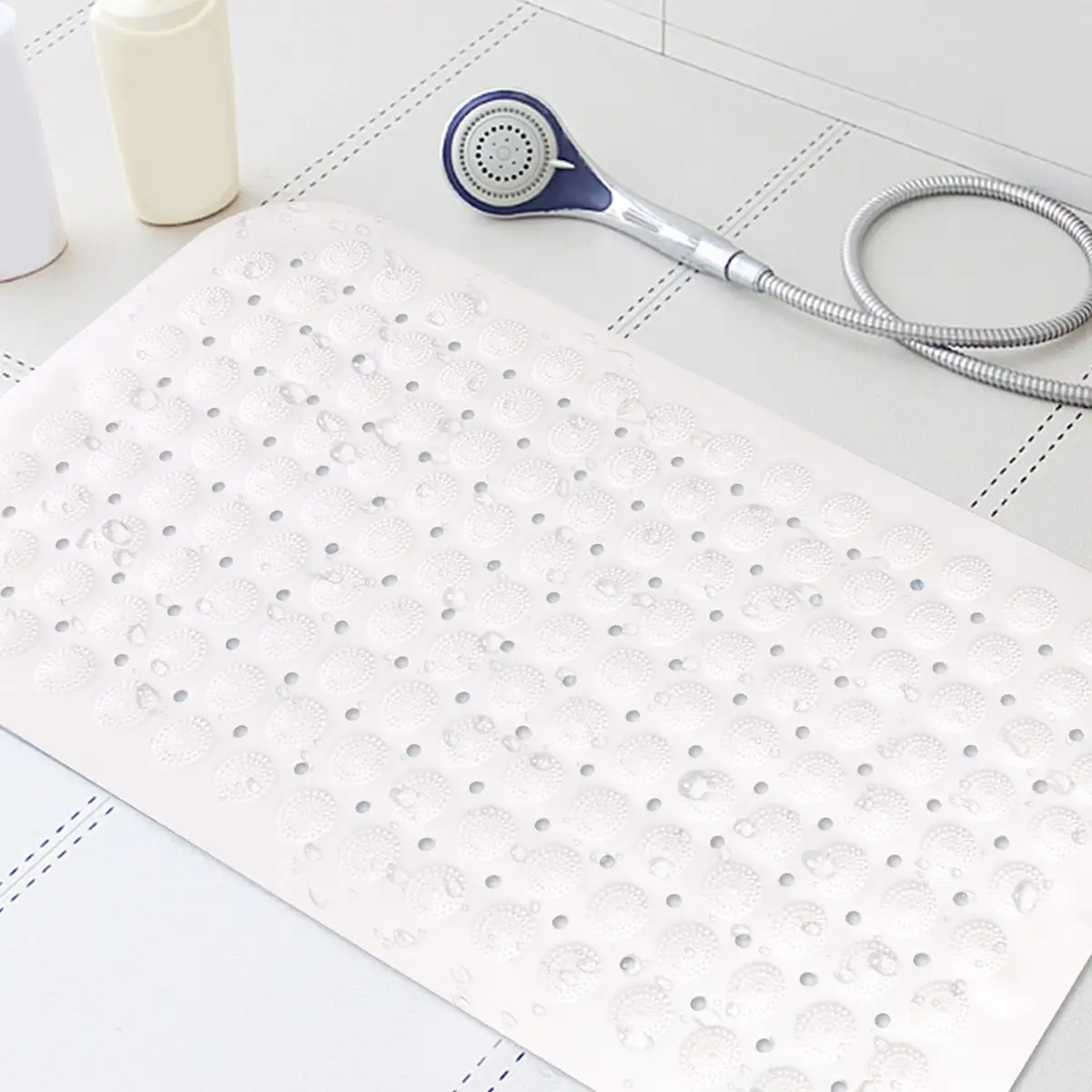 

1 шт. 36*70 см белый напольный коврик, нескользящий коврик для душа