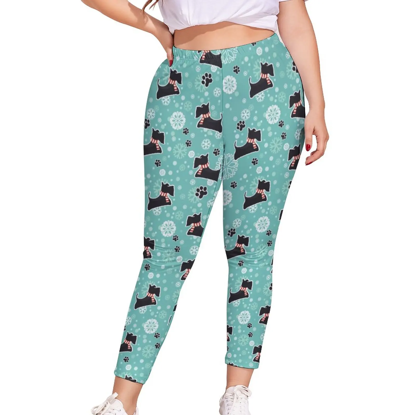 

Dog Leggings West Fashion Legging Fancy Teens Large Size Modeling Pants