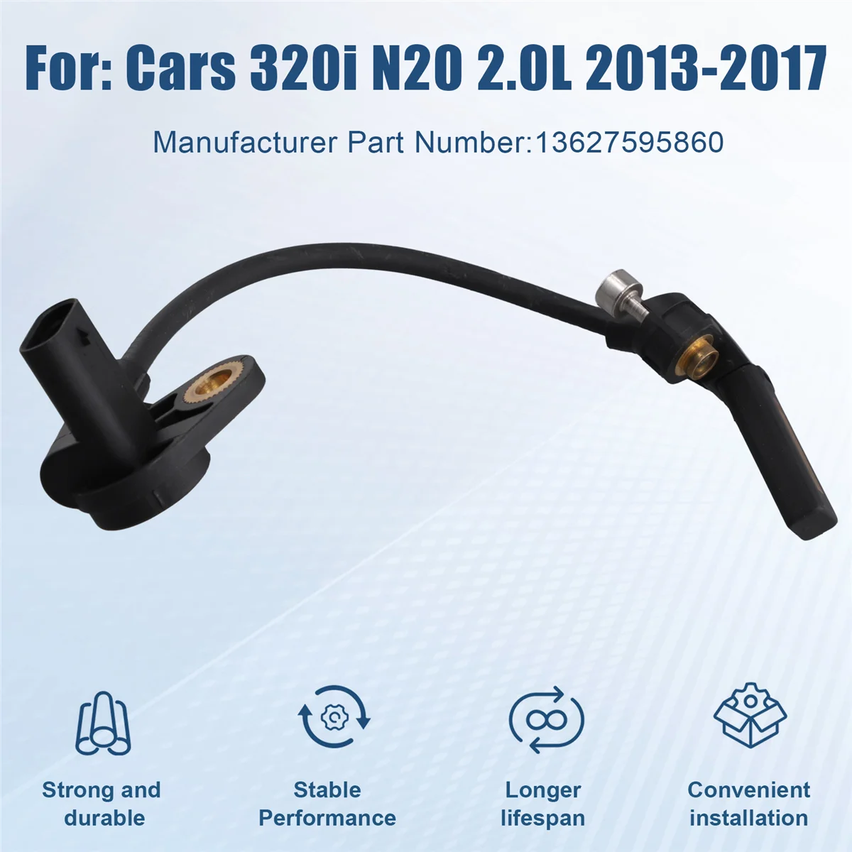 13627595860 Датчик положения коленчатого вала автозапчастей для 320i N20 2.0L 2013-2017