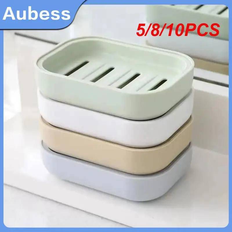 

5/8/10PCS Square Wear-resistant Storage Box Japanese Toilet Soap Box Soap Box Wholesale For Household Toilet Household 2023