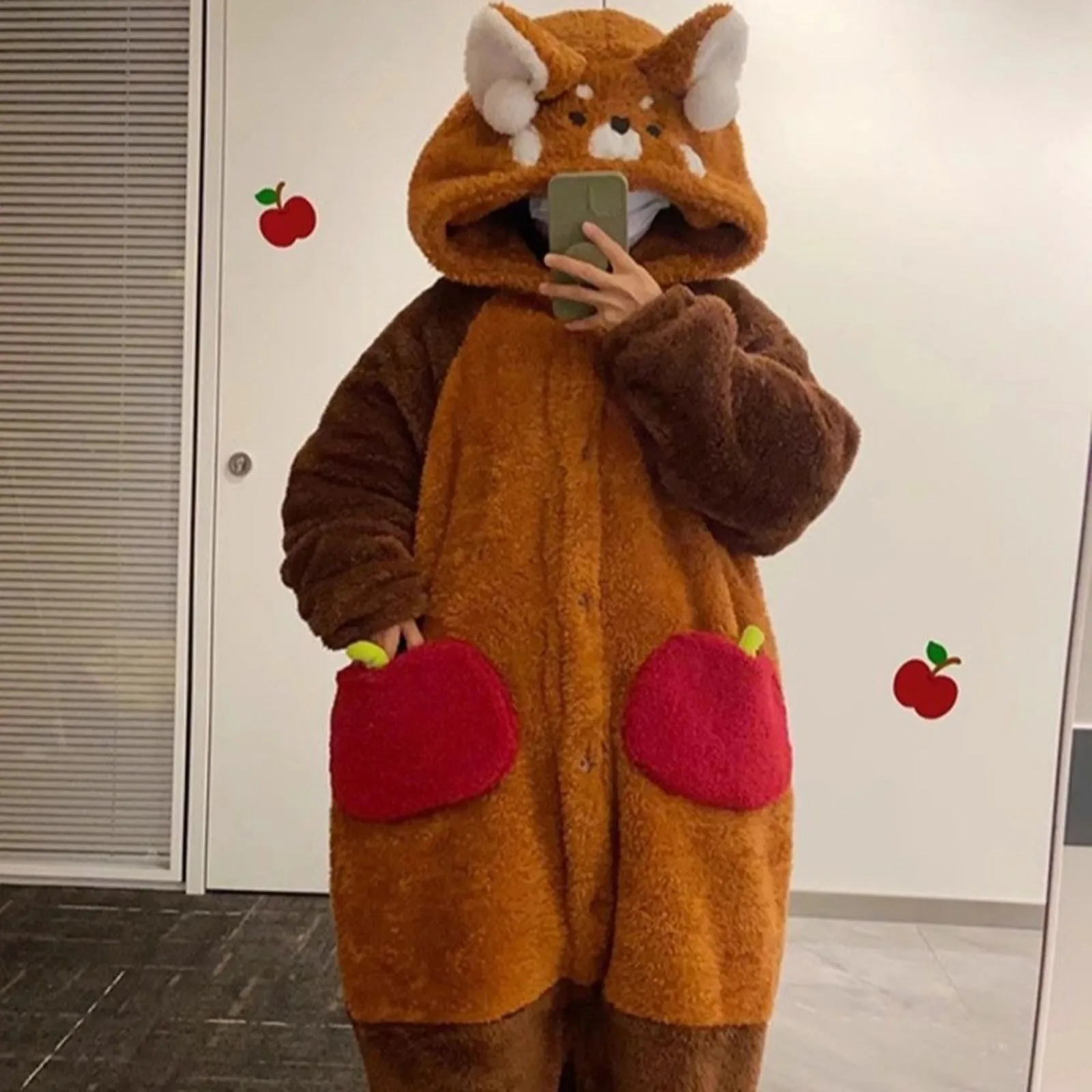 Халаты с енотом для взрослых комбинезоны пижамы героями мультфильмов