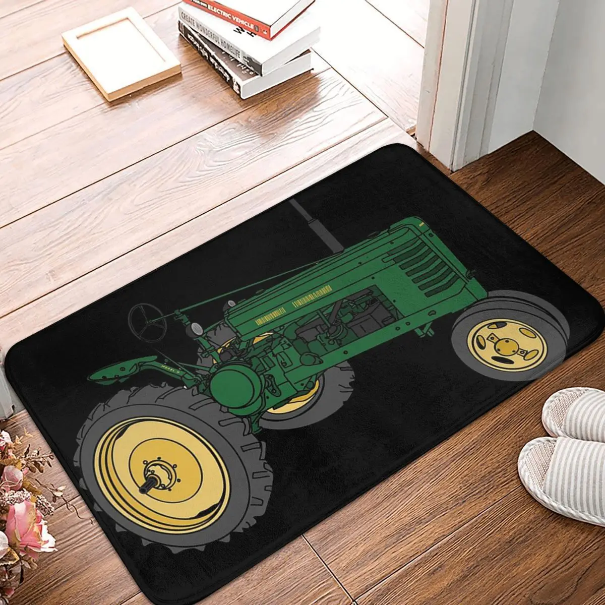 Противоскользящий коврик в стиле John Deere для трактора и черты напольный ковер