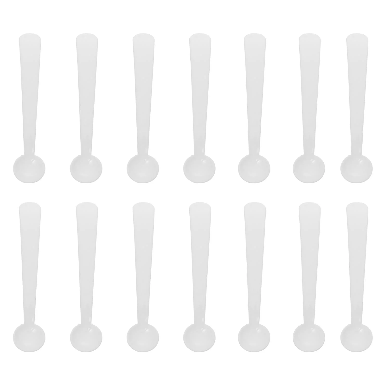 

100 Pcs Laboratory Scoop Micro Spoon Measuring Mini Labs PP Plastic Powder Measurement