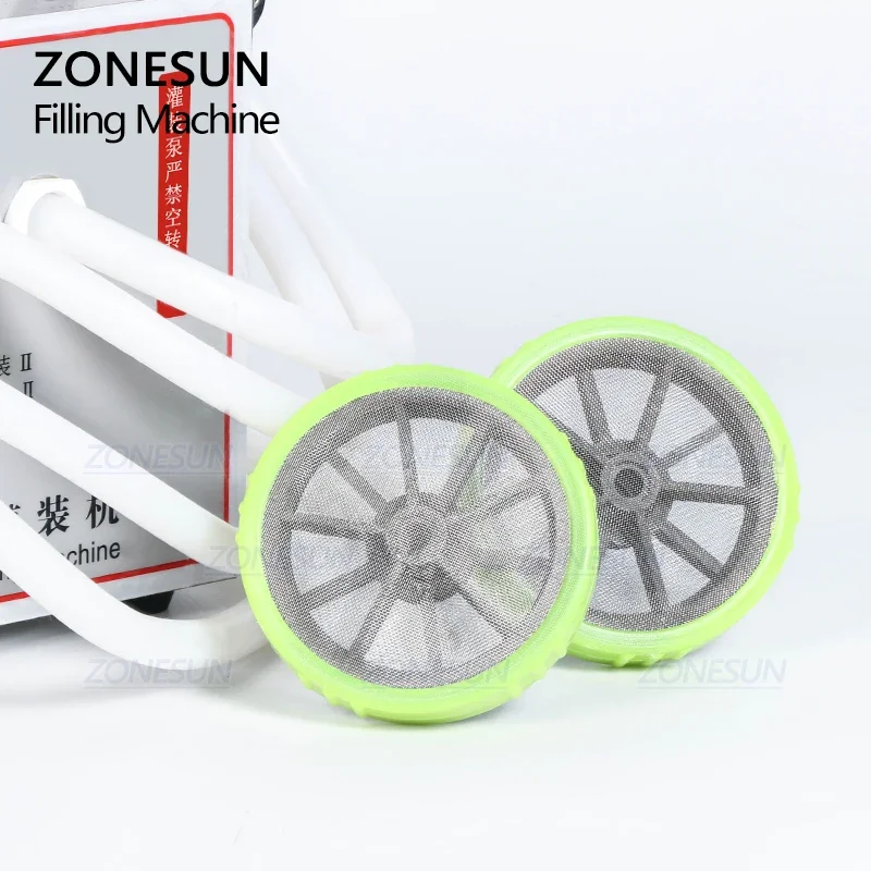 ZONESUN 17B полуавтоматическая машина для наполнения бутылок с водой и двойными
