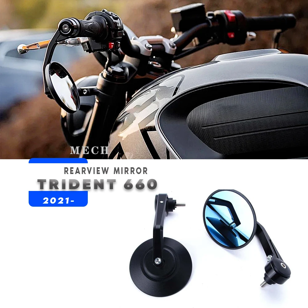 Зеркало заднего вида на руль мотоцикла для Trident 660 Trident660, зеркала заднего вида 2021 2022