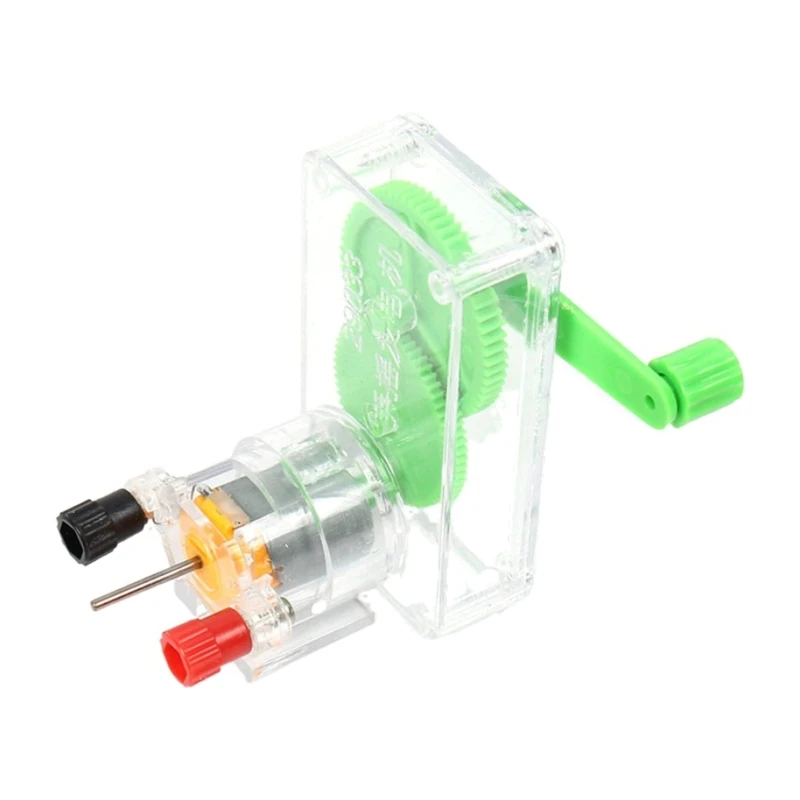 

1 шт. эксперимент обучение интеллект студенты DIY электричество научное образование игрушка научный ручной генератор