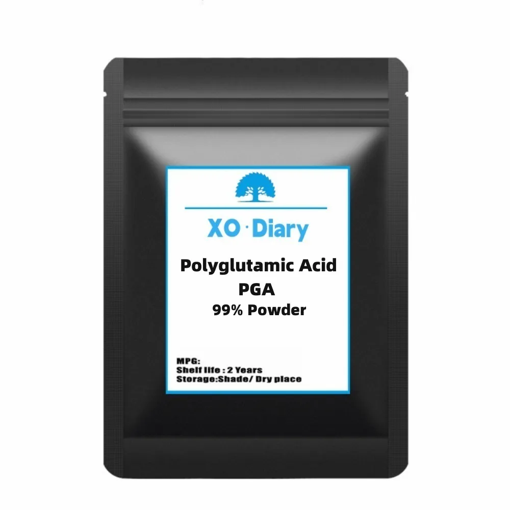 Высококачественная полиглутаминовая кислота 99% порошок PGA поли (L-глутамат)