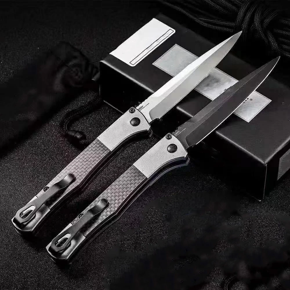 Открытый BM 4170BK D2 Стальной складной нож G10 Ручка Кемпинг Рыбалка Карманные ножи