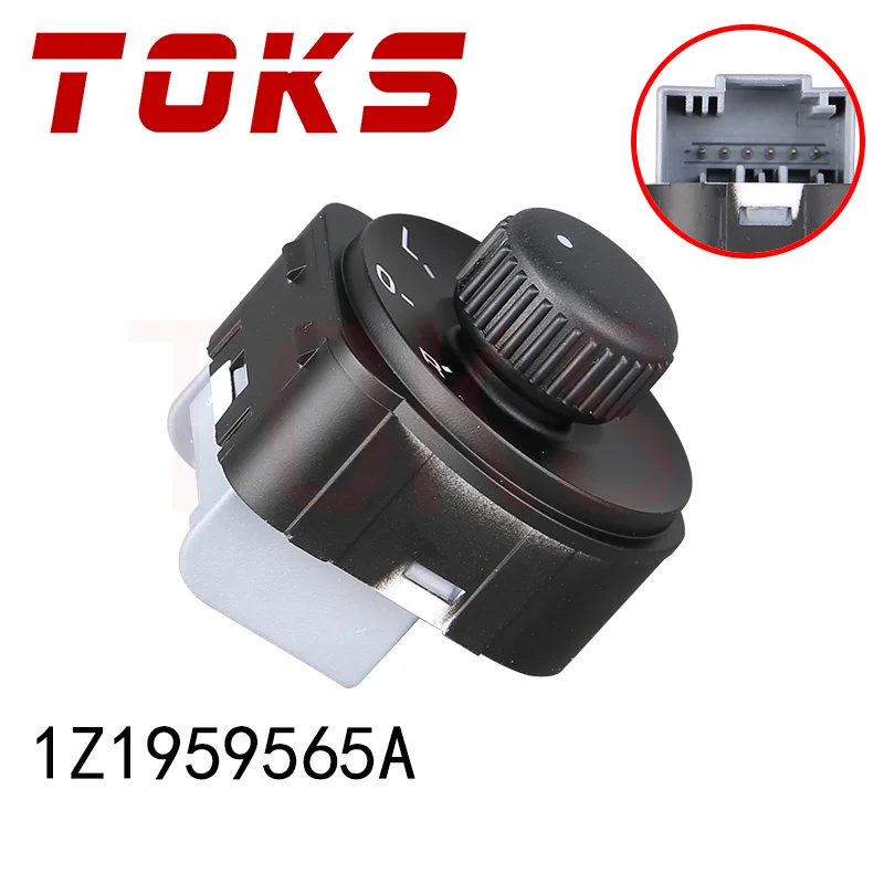 

NEW 1Z1959565A Side Mirror Switch Control Adjust Knob For SKODA Octavia MK2 II 1Z3 1Z5 1.4 2.0 2004-2013 1ZD959565 auto parts