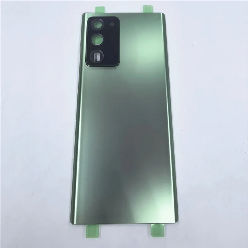 Фото Задняя крышка аккумуляторного отсека для Samsung Galaxy Note 20 Ultra 5G N985F N986B, корпус задней панели, запасные части с линзой камеры №1