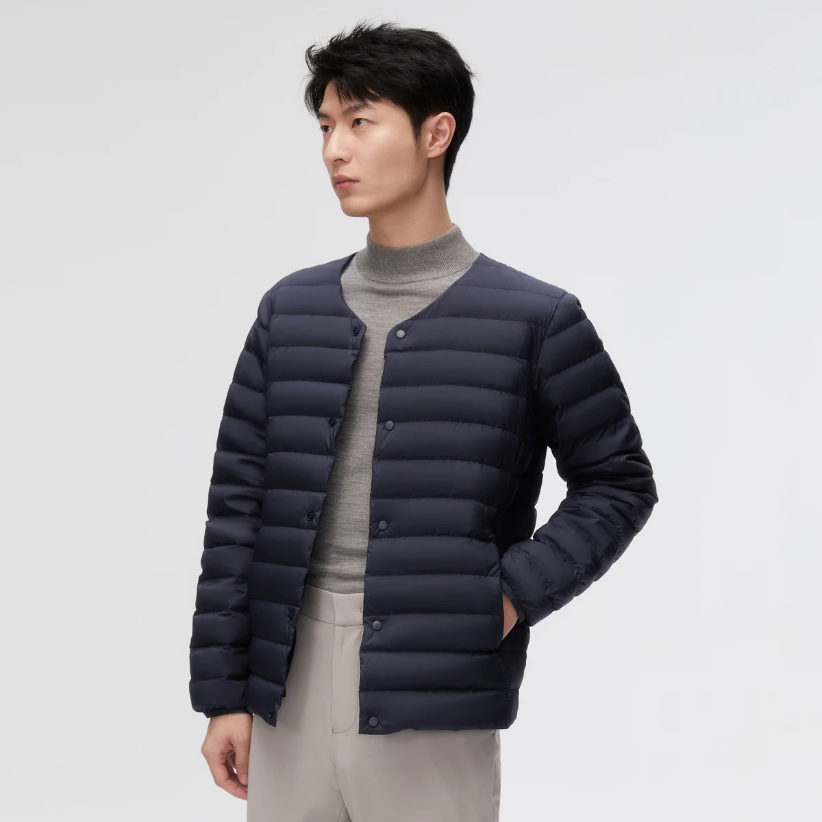 Новинка 2024 зимняя куртка BOSIDENG осенняя утяжеленная для мужчин Повседневная