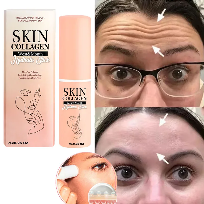 Collagen Wrinkle Removal Multi Bounce Balm Facial Cream Lifting Fade Wrinkles Brightening Moisturizing Stick Cosmetics