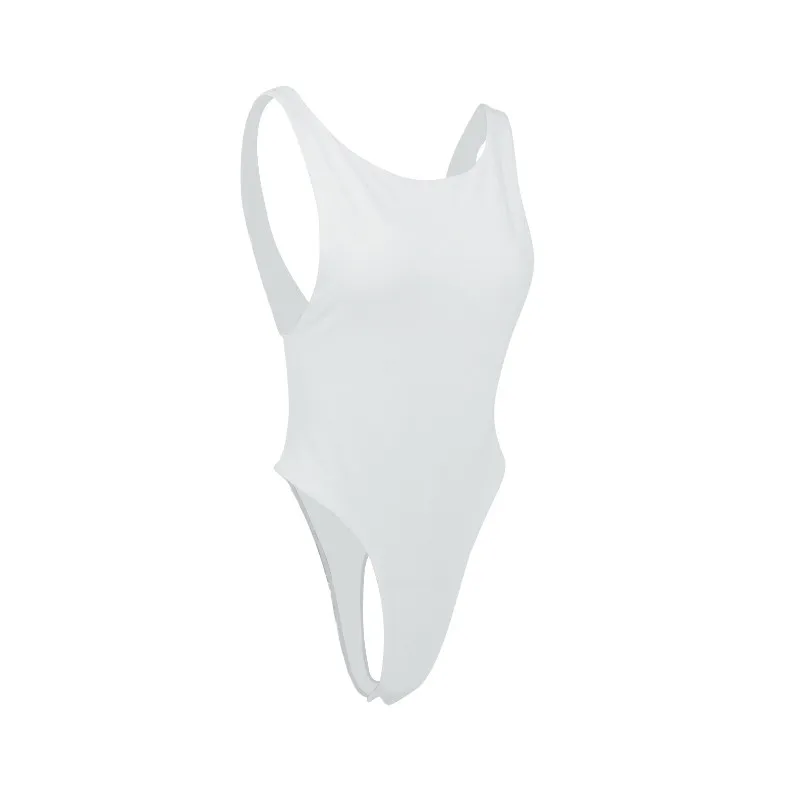 Женские Цельные Летние Боди С Открытой Спиной Сексуальная Клубная Одежда