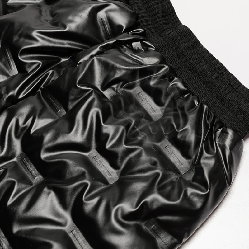 Зимняя одежда водонепроницаемые Глянцевые зимние теплые спортивные брюки