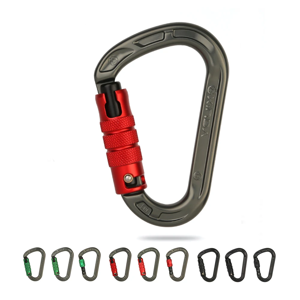 

Pear Climbing Load-bearing Master Lock Mountaineering Safety Buckle Outdoor Rappelling Master Lock P518