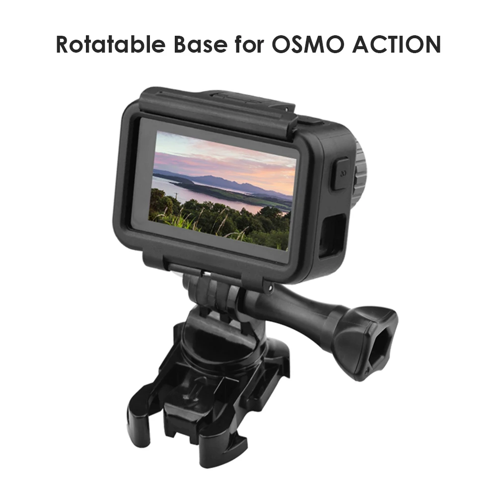 

Buckle Vertical Surface Mount 360 Rotate Quick Release Carrying Handheld Camera Elements for DJI Osmo Action GoPro
