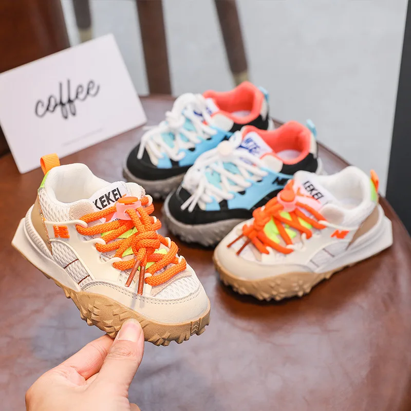 

Children's sports shoes spring 2022 new girls' dad shoes boys running shoes