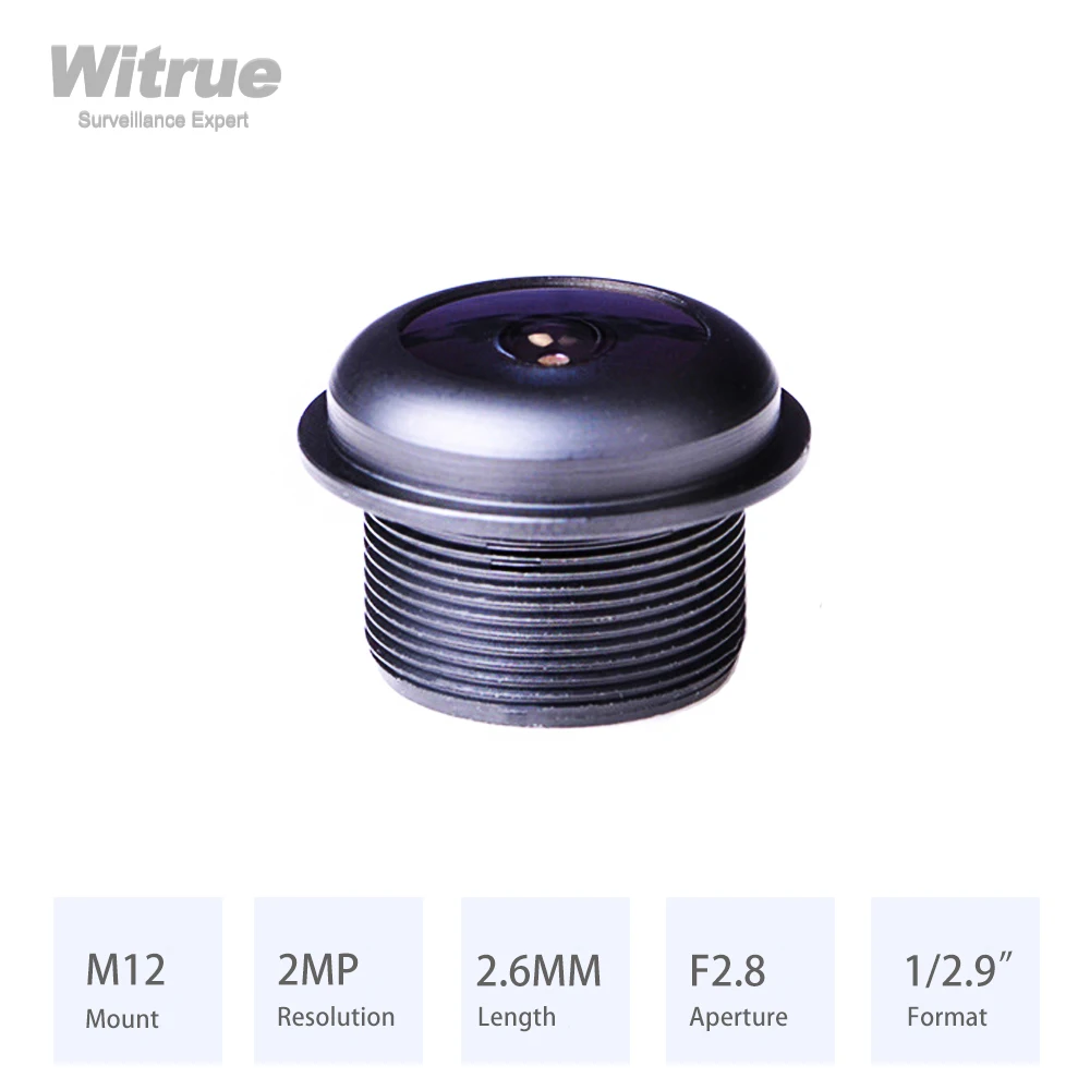 

Объектив Witrue M12 2,6 мм для камер видеонаблюдения