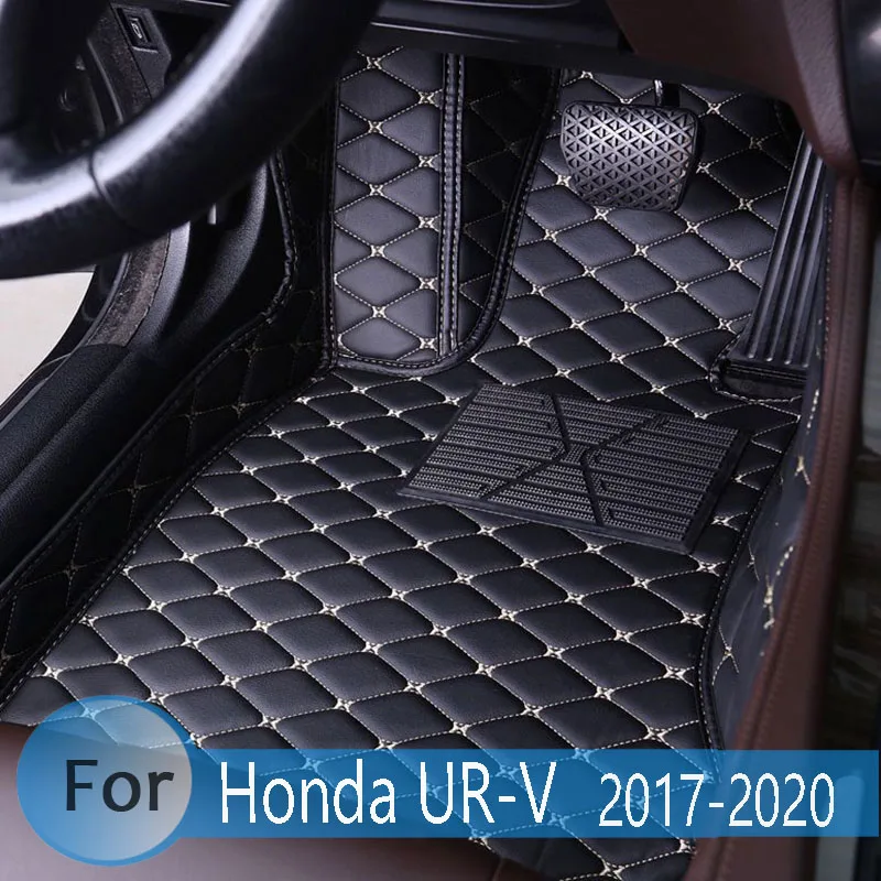 

Для Honda UR-V URV UR V 2017 2018 2019 2020 автомобильные напольные коврики, автомобильные интерьерные коврики, водонепроницаемые Декоративные Накладки для ног, коврики