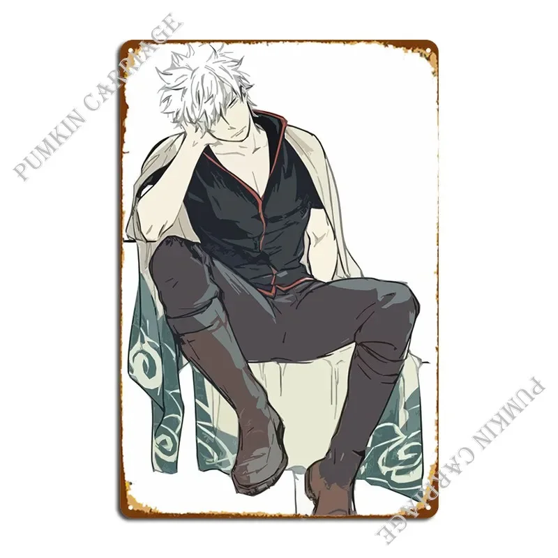 Металлическая табличка Gintoki Sakata