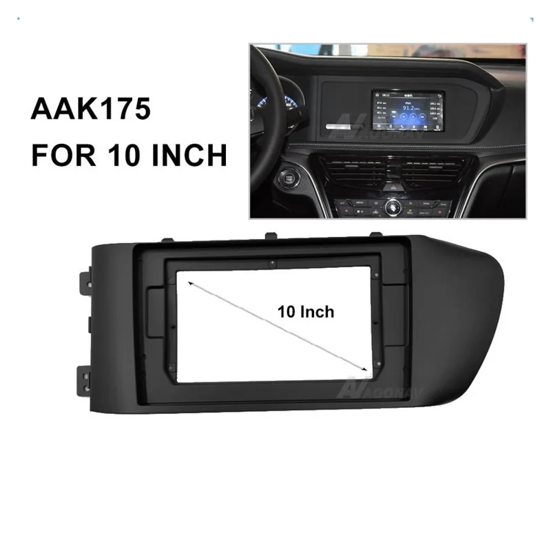 

Рамка для навигации с большим экраном для автомобильной навигации, 10 дюймов, Модифицированная рамка для лица, кронштейн для панели, подходи...