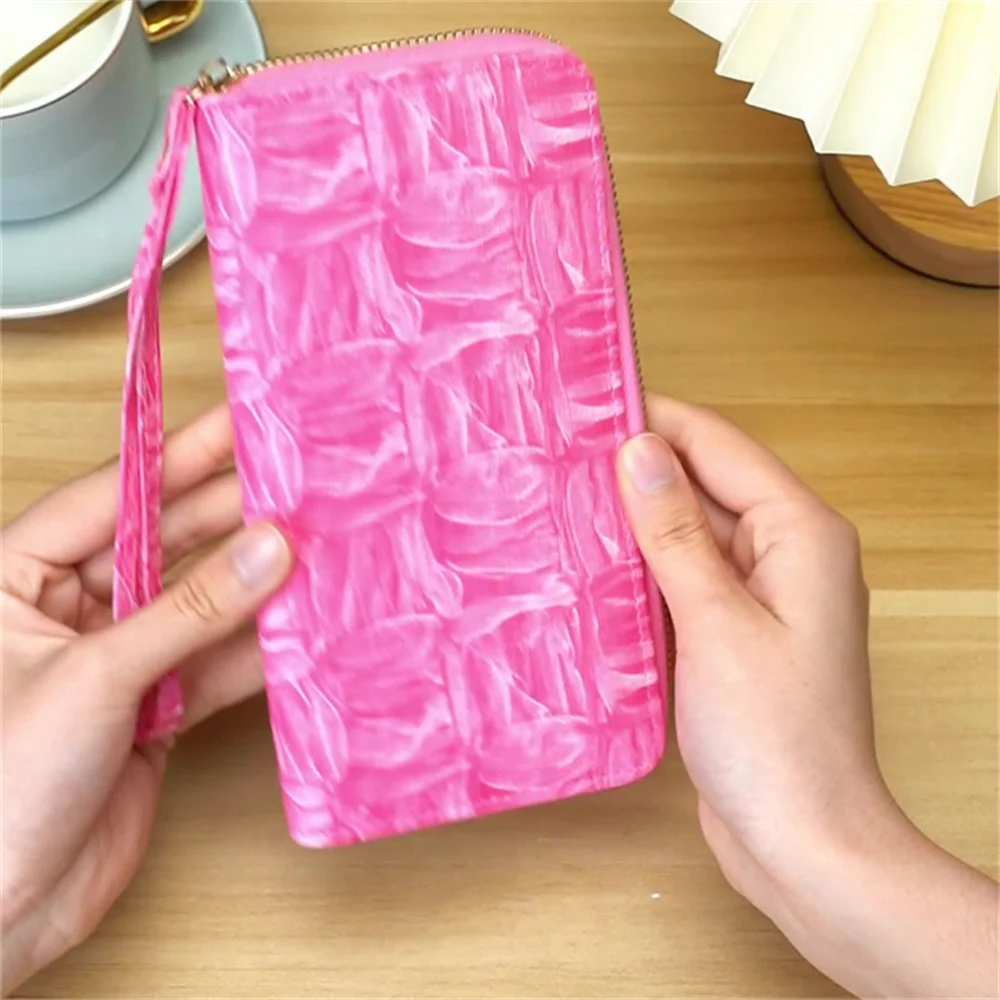 Женский удлиненный кошелек изящная модная сумка из искусственной кожи