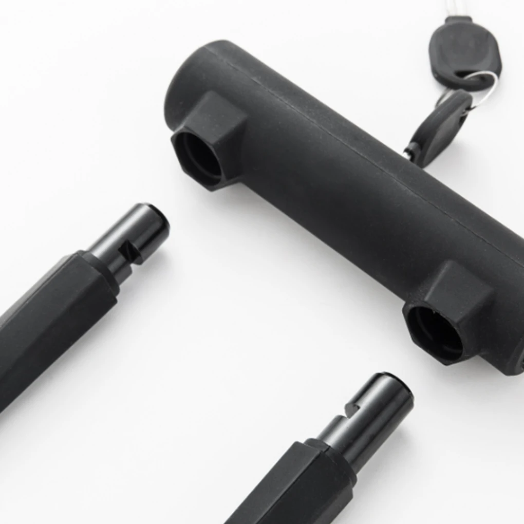 

Велосипедная защита U-образный замок наружный Противоугонный мотоциклетный скутер велосипед сильный D-образный замок черный