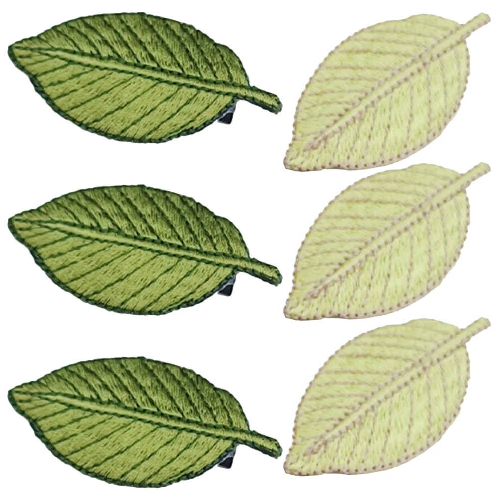 

6 pcs Leaf Hair Clips Decorative Hair Clips Cute Hair Clips Women Hair Clips Girl Hair Accessories