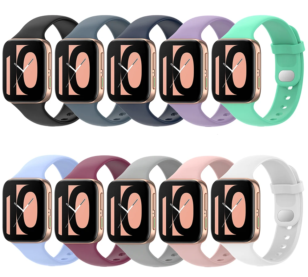 Силиконовый ремешок для OPPO Watch 41 мм 46