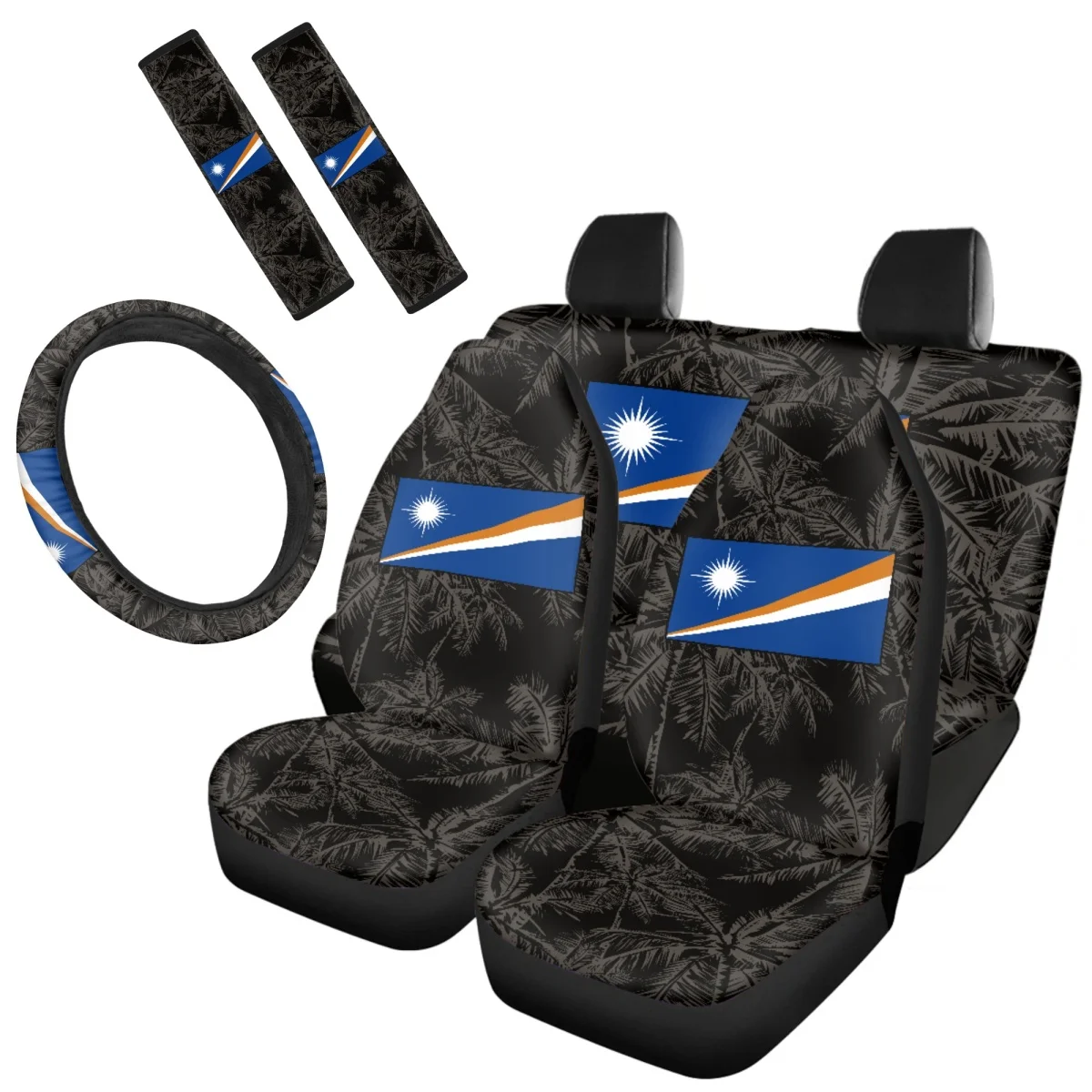 Комплект чехлов на автомобильное сиденье Полинезия Тропическое дерево женские