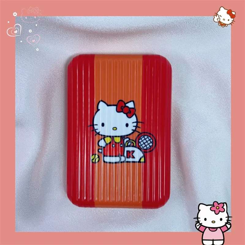 

Red Bottom KT Cat Suitable For Apple Iphone Magsafe External Battery Protection Case Magnetic Absorption Cute Cartoon Fashion