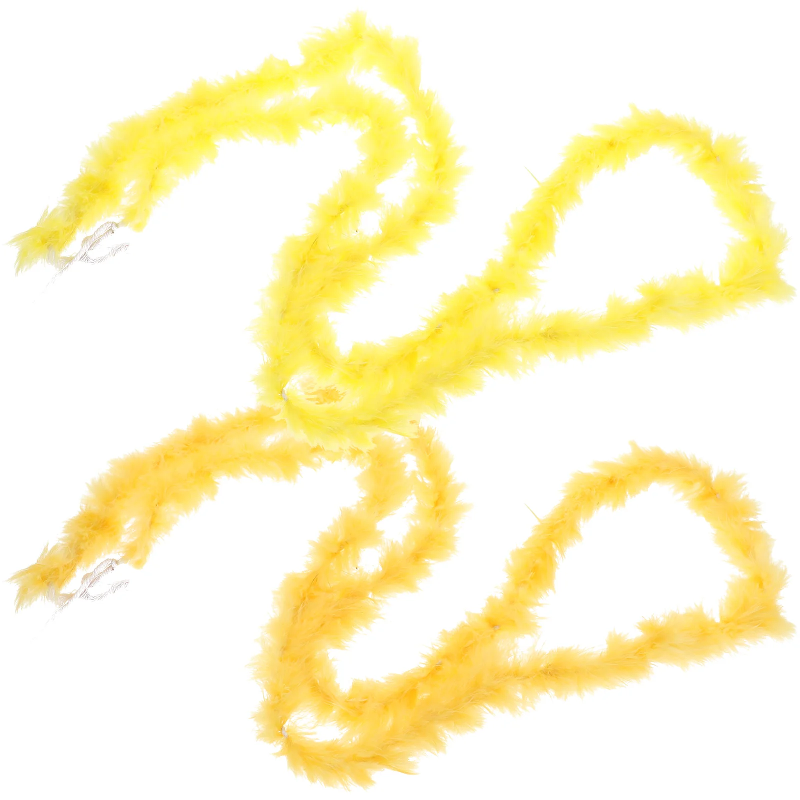 

1920S Boa Accessoriesparty Turkey Womenyellow Trims Womens Adults Scarf Costume Sewing Fringe Trim Strips Plush Sew Decordress