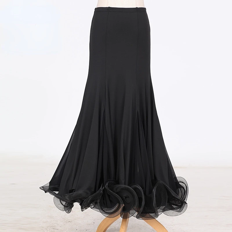 

Ballroom Dance Skirt Female Modern Dancing Practice Skirt National Standard Dance Waltz Tango Foxtrot Ballroom Dancing Clothes