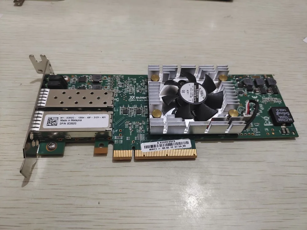 

QLE8262L 10Gb SFP + Dual-Port PCIeX8 CNA адаптер для сервера C852G 0C852G
