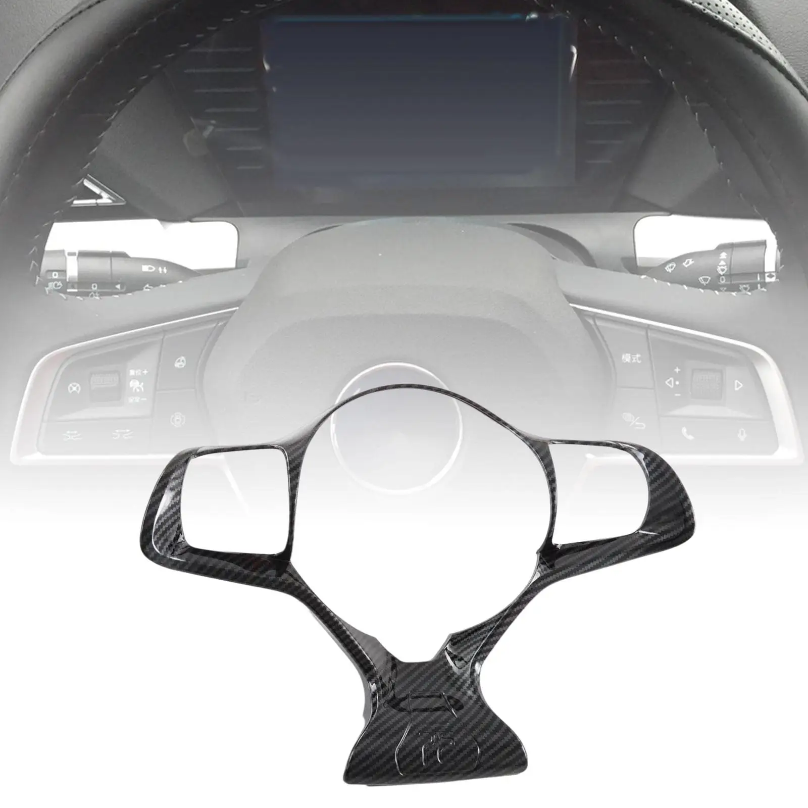 

Steering Wheel Cover Frame Trim Accessories ABS for Byd Yuan