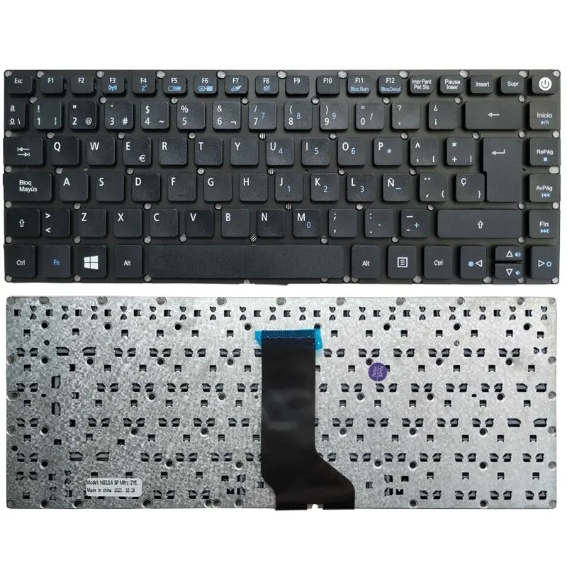 

New Spanish Keyboard for Acer Aspire E5-422 E5-432 E5-473 E5-473G E5-473T E5-473TG E5-422 E5-422G QWERTY SP Laptop Black