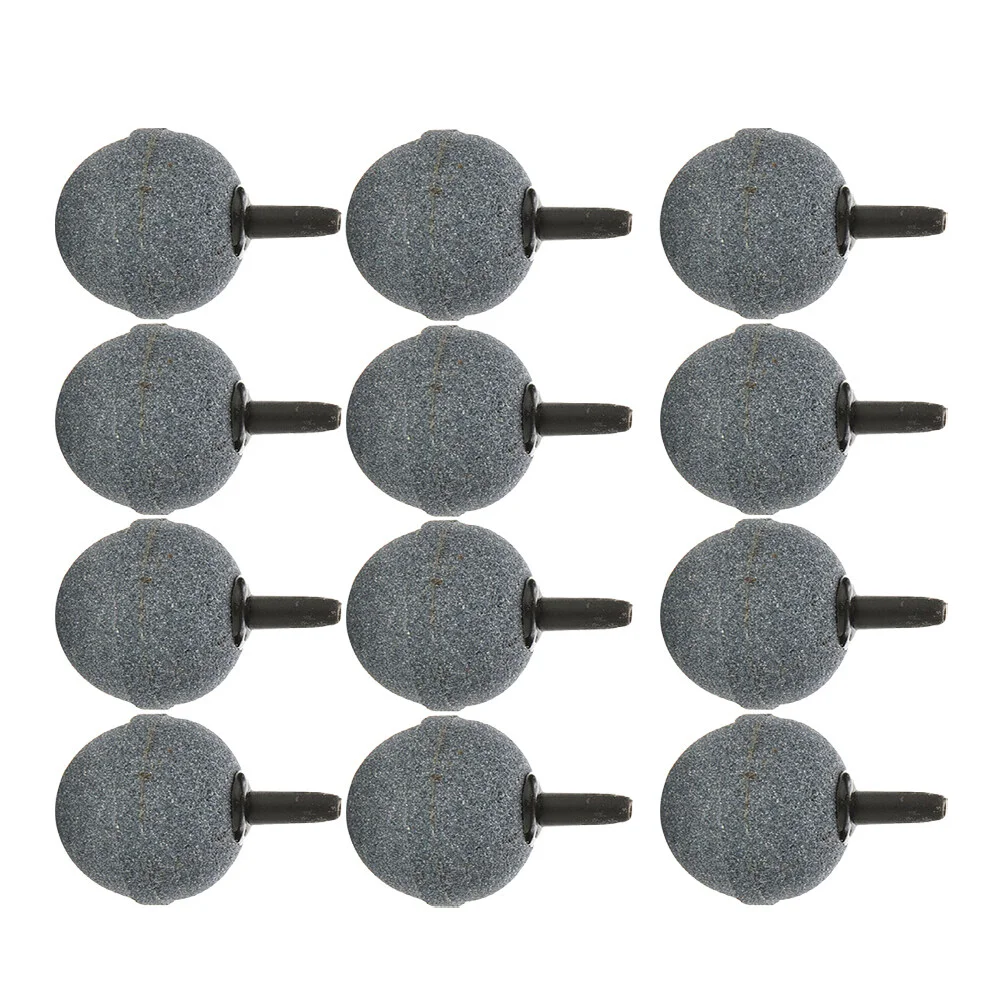 

12 Packs Airstone Mineral Bubble Diffuser Shaped Airstones Diffuser Circulation System Airstonesfor for Aquarium, Tank, Pump