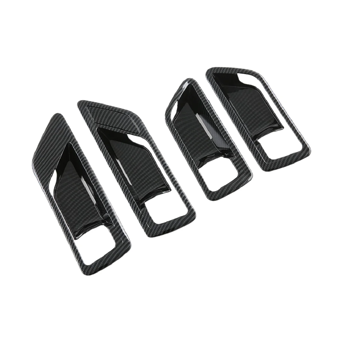 

Для Toyota Land Cruiser LC300 2022 2023 крышка чаши ручки межкомнатной двери Стильная отделка из углеродного волокна аксессуары