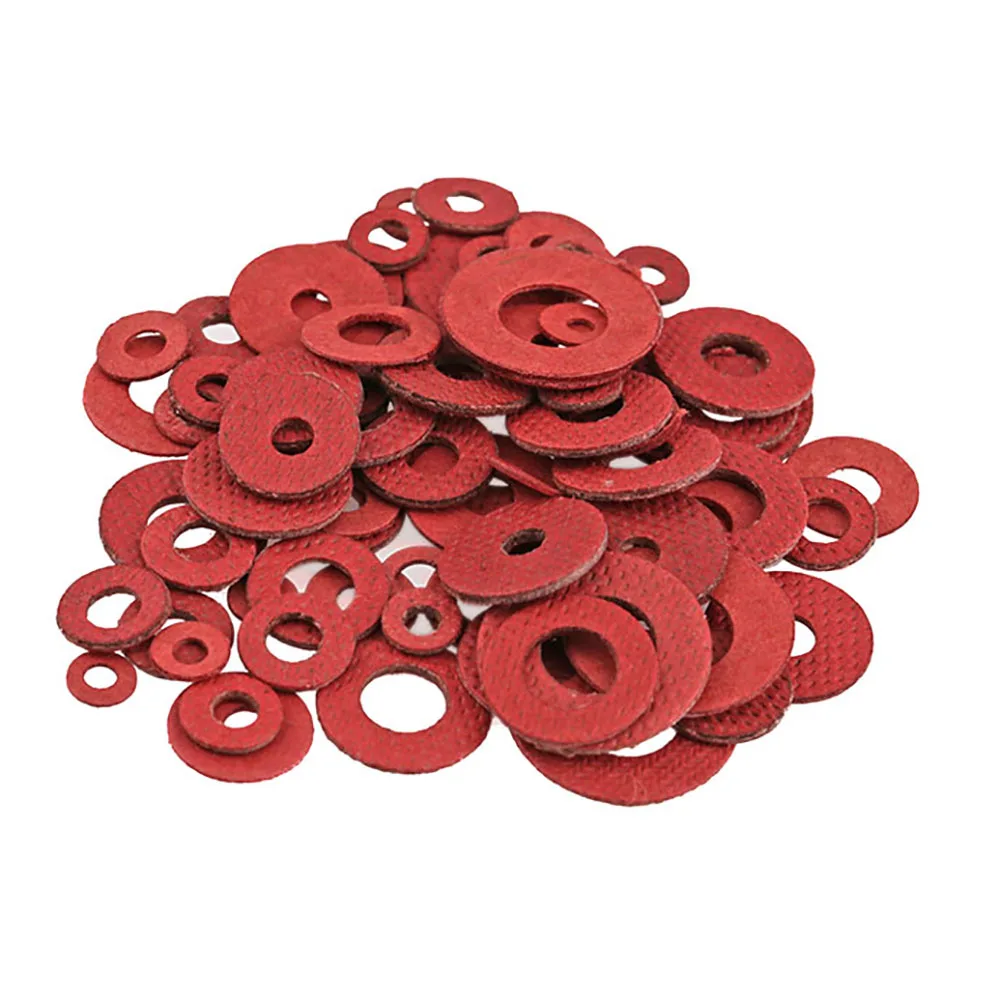 

500pcs Red Steel Paper Fiber Insulating Flat Washer Pad M2 M3 M4 M5 M6 M8 Insulation Washers Paper Meson Plain Gasket Spacer