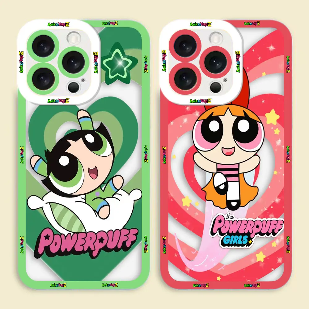 Чехол для P-Powerpuff Girls обложка фильма Clear VIVO S1 Z1X V20 V20SE V21 V21E V23 V23E V25 V27 V27E V29E V30E